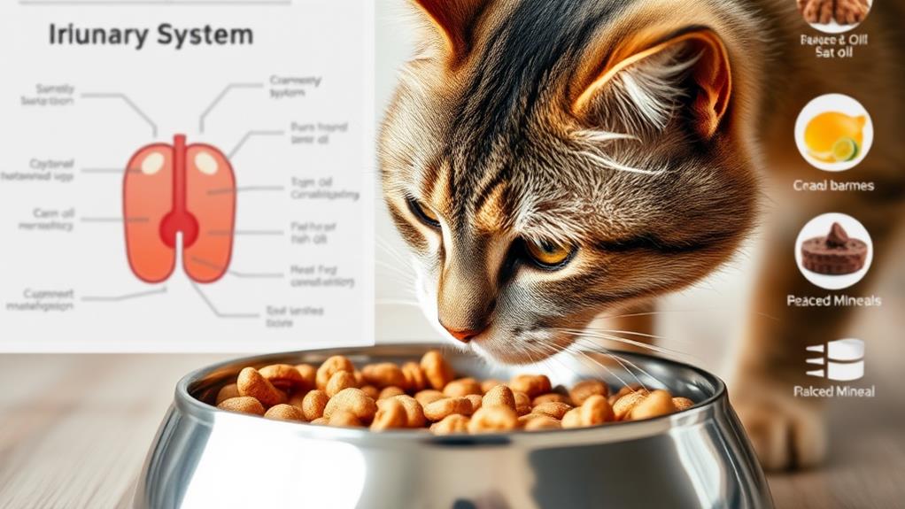 cat food urinary health factors