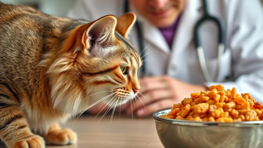 senior cat food selection