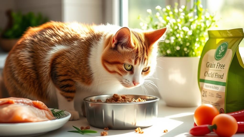 sensitive cats grain free food